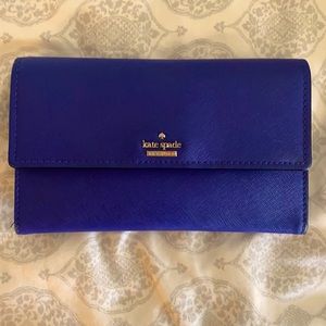 Kate Spade Royal Blue Wallet